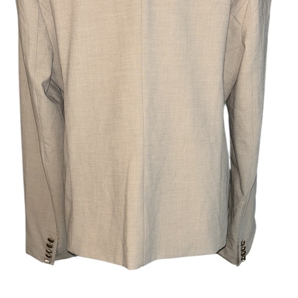 NWT House of Harlow 1960 Khaki Tan Double Breasted Gold Button Blazer - XL - Picture 7 of 10